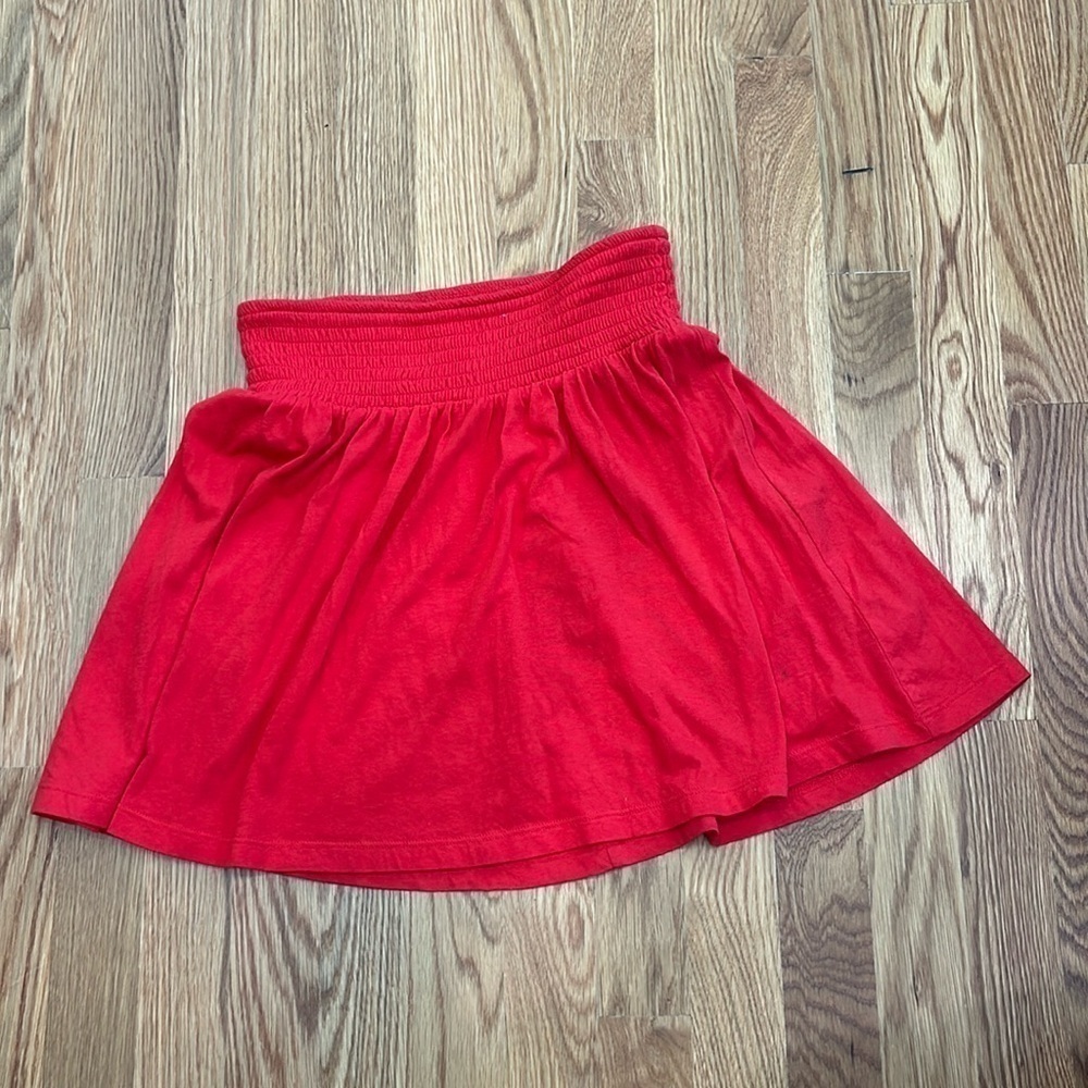 Forever 21 red a line mini skirt elastic waist women’s small